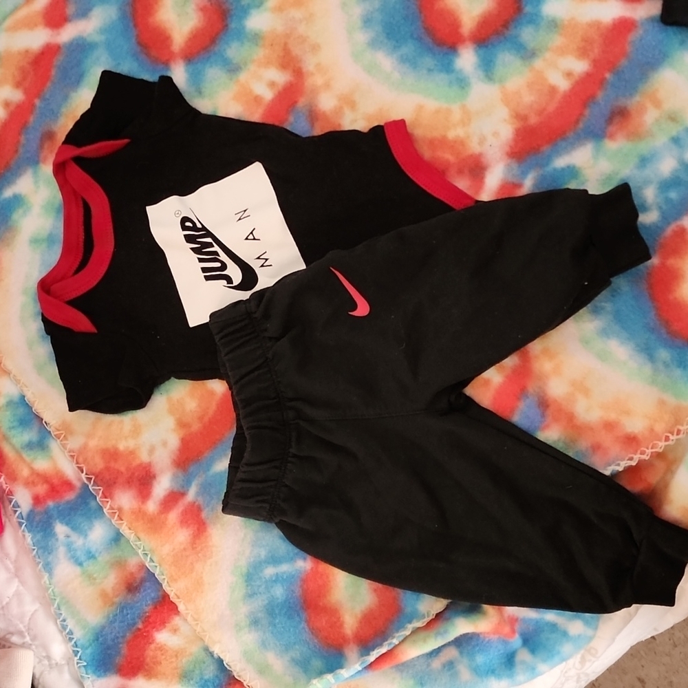 Nike Jump Man onesie and jogger